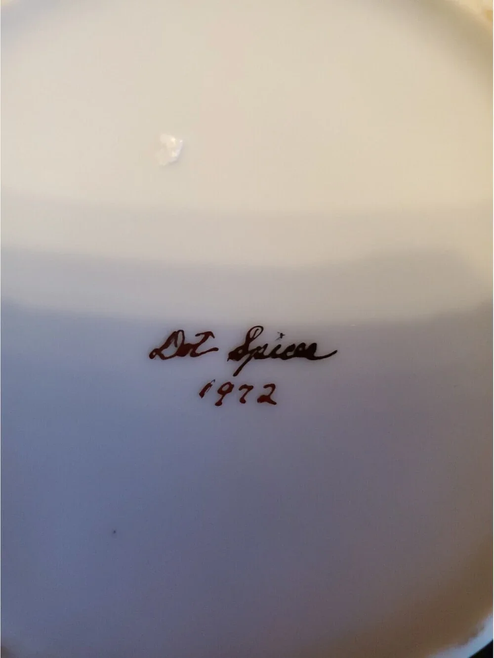 Vtg china Pansy Tea Pot